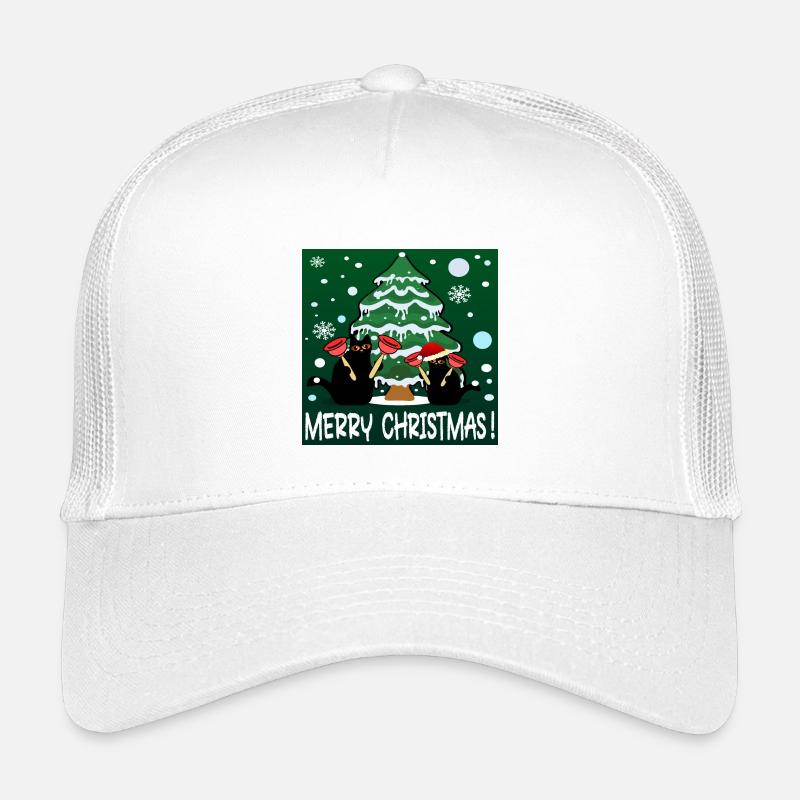 JOYEUX NOËL - DRÔLES DE CHATS - PISTON DE TOILETTE Casquette trucker enfant