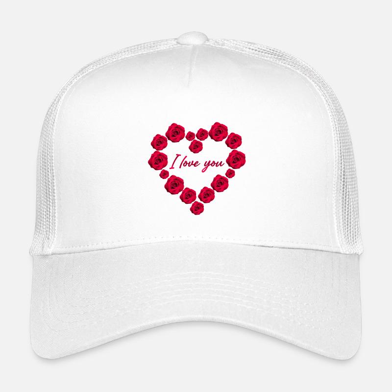 Ich liebe dich - Kinder Trucker-Cap - Weiß