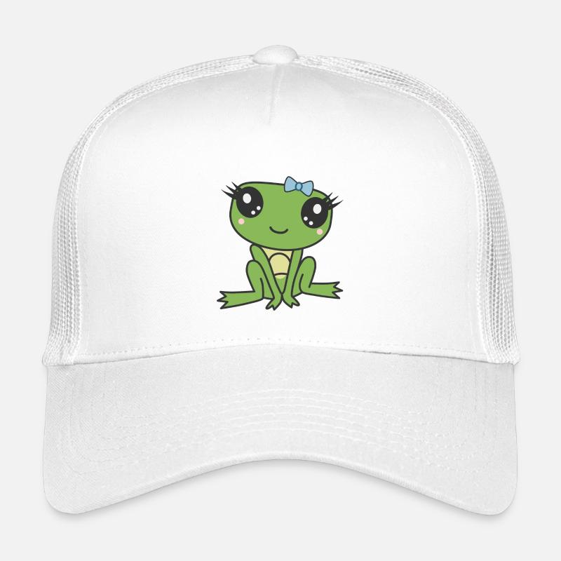 Kawaii Cute Miss Frog Kids’ Trucker Cap