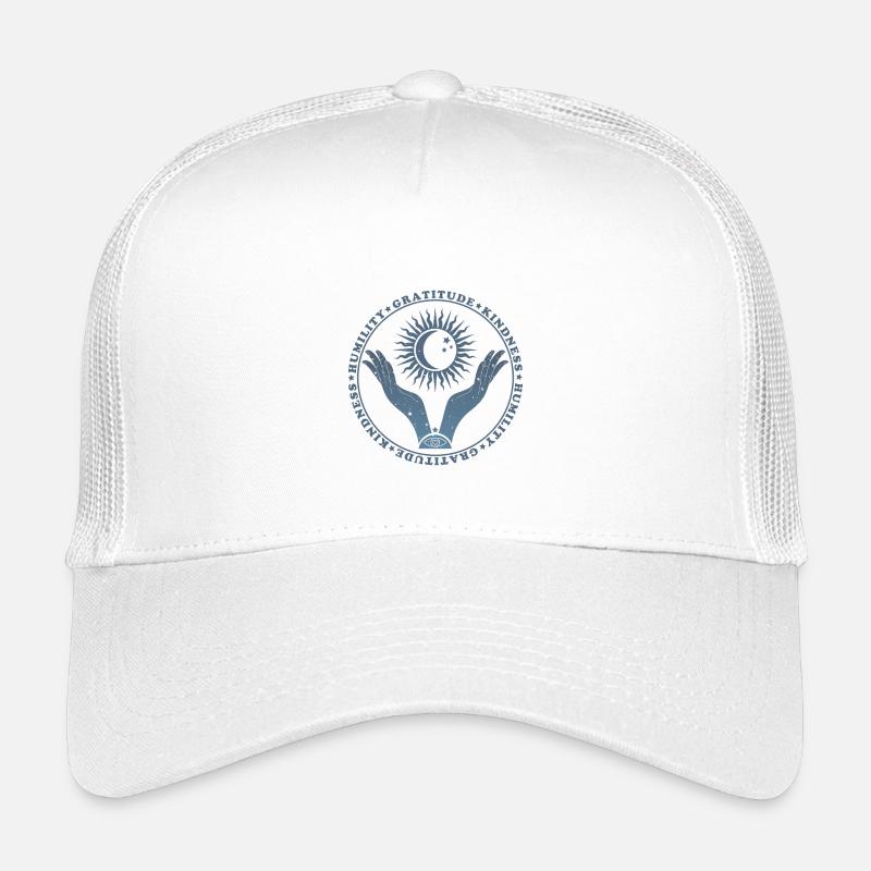 Humilité - Gratitude - Gentillesse - Boho Design Casquette trucker enfant