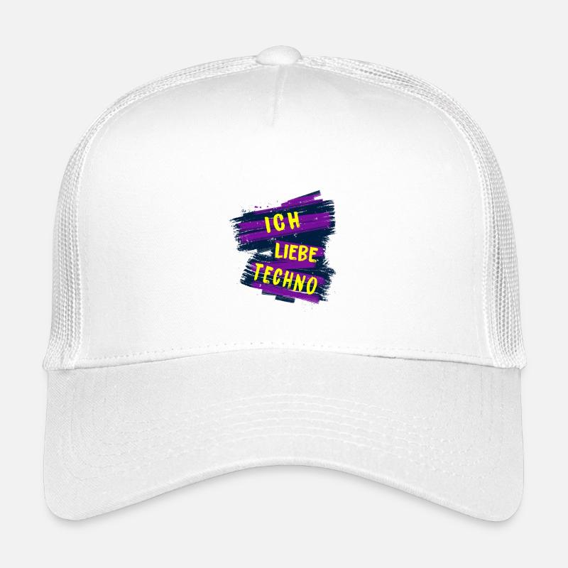 Ich liebe Techno Kinder Trucker-Cap