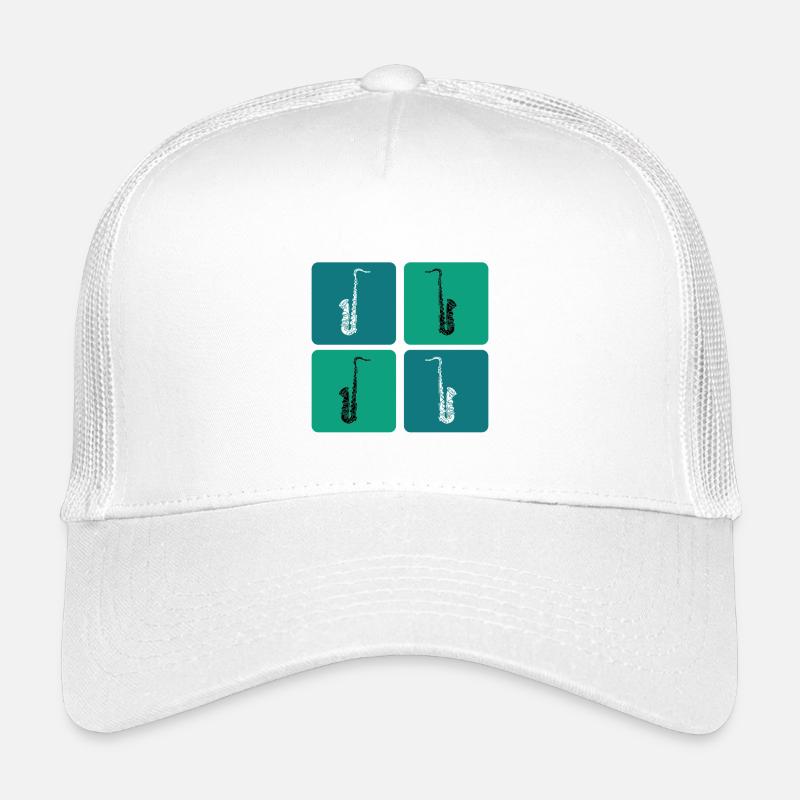Design de saxophone Casquette trucker enfant