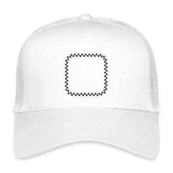Feuille de cadre - Casquette trucker enfant - blanc - Devant