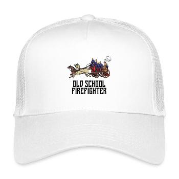 Berufsfeuerwehr Feuerwehrmann Feuerwehr Statement - Kinder Trucker-Cap - Weiß - Vorne