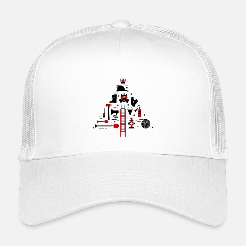 Fire Brigade Hose Fire Extinguisher Rescuer Kids’ Trucker Cap