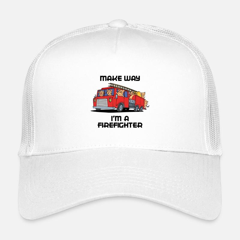 Feuerwehr Statement Feuerwehrauto Berufsfeuerwehr Kinder Trucker-Cap