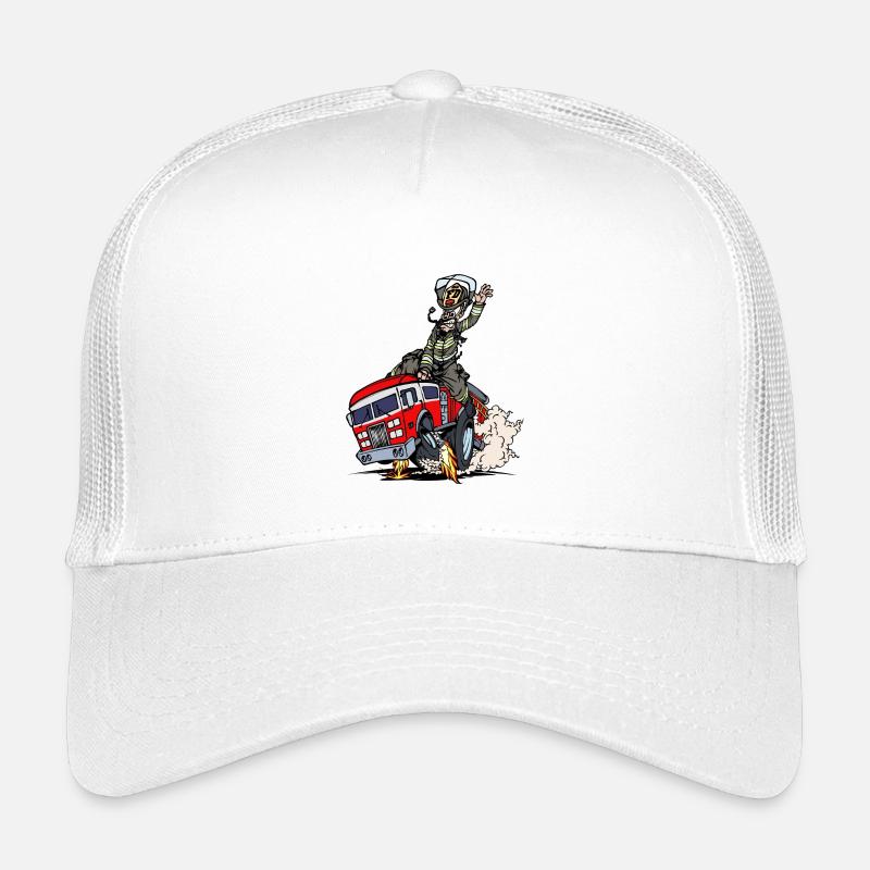 Fire brigade fire protection fire engine lifesaver Kids’ Trucker Cap