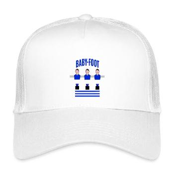 Tischfußball - Kinder Trucker-Cap - Weiß - Vorne
