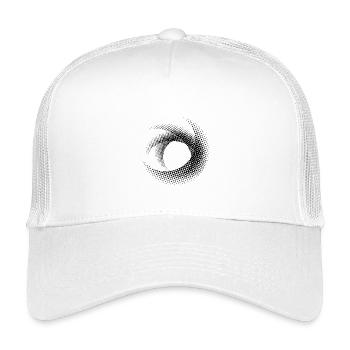 Circle art dotted - Kids’ Trucker Cap - white - Front
