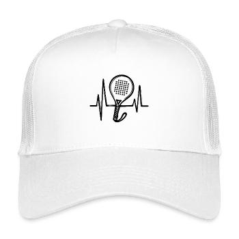 Schläger Sportart Training Padel Padelspiel - Kinder Trucker-Cap - Weiß - Vorne