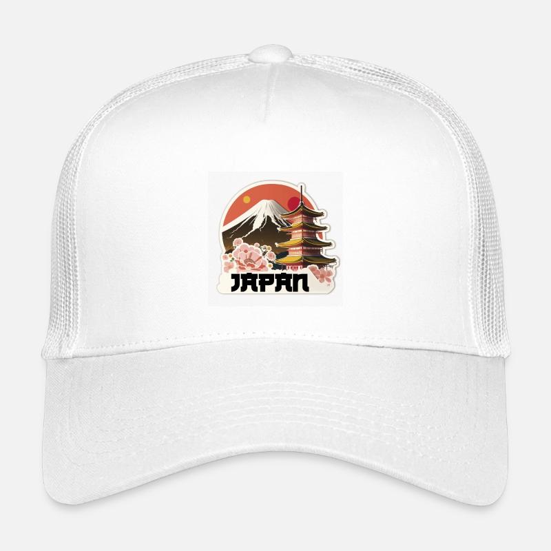 Japan - Kinder Trucker-Cap - Weiß