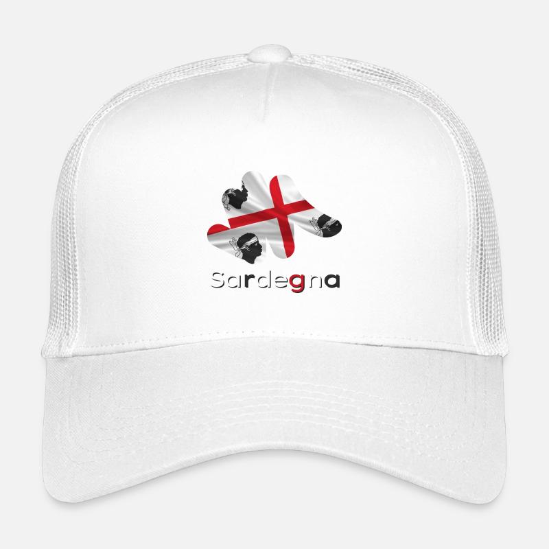 Flagge Sardinien Kinder Trucker-Cap