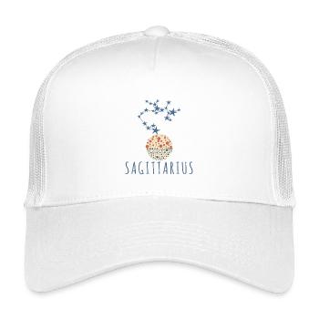 La constellation du Sagittaire - Casquette trucker enfant - blanc - Devant