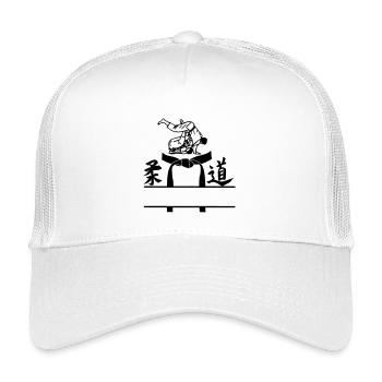 OBI Band judo - Casquette trucker enfant - blanc - Devant