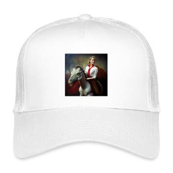 Dyno rider 01 - Kids’ Trucker Cap - white - Front