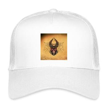 Ancient Egyptian beetle - Kids’ Trucker Cap - white - Front