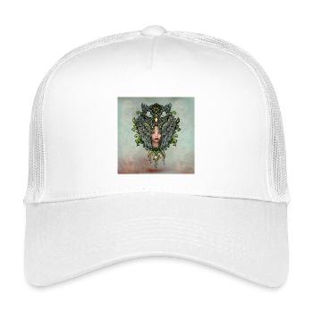 In the protection of the owl - Kids’ Trucker Cap - white - Front