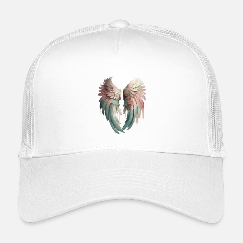 Engelsflügel - Kinder Trucker-Cap - Weiß
