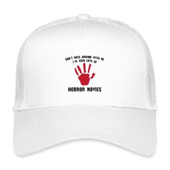 Déclaration de films Cineast Movie Regarder Movie Night - Casquette trucker enfant - blanc - Devant