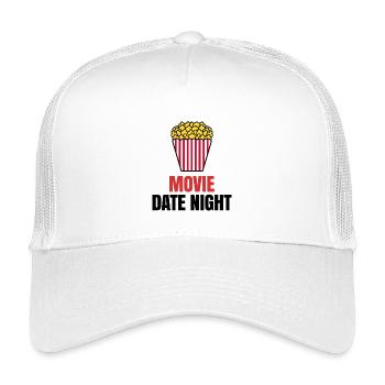 Films Déclaration Soirée Film Popcorn Kino Serien - Casquette trucker enfant - blanc - Devant