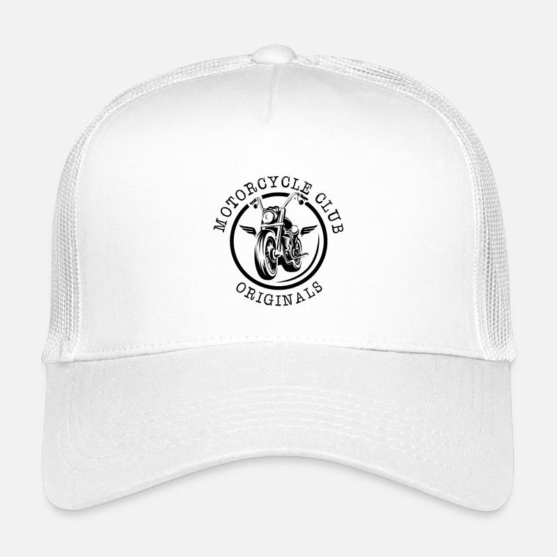 Motorcycle Club Custom Garage Chopper Emblem Symbol Kids’ Trucker Cap