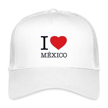 I LOVE MEXICO Mexiko - Kids’ Trucker Cap - white - Front