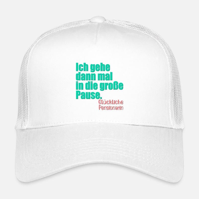 Abschiedsgeschenk Pensionärin Lehrerin Große Pause Kinder Trucker-Cap