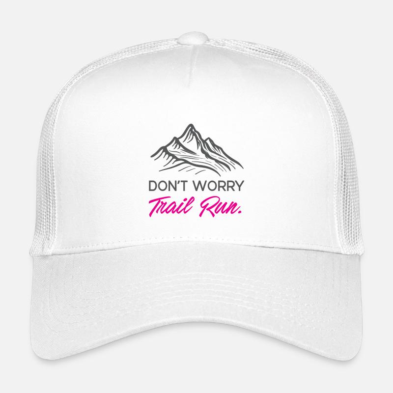 Mach dir keine Sorgen. Trailrun. Kinder Trucker-Cap