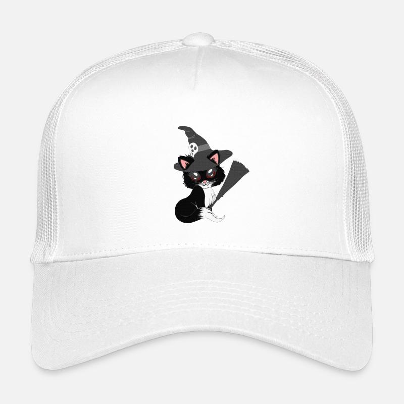Kätzchen, hexen Design, Mädchen Kinder Trucker-Cap