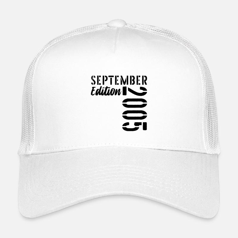21ÈME ANNIVERSAIRE SEPTEMBRE 2005 - 21 ans Casquette trucker enfant