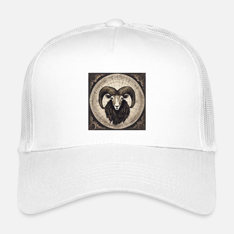 Zodiac Aries - Kinder Trucker-Cap - Weiß
