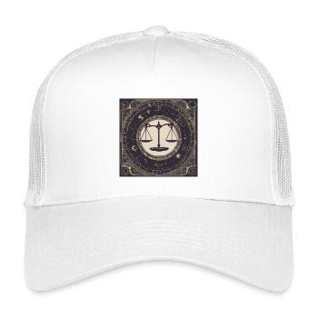 Zodiac Libra - Kids’ Trucker Cap - white - Front