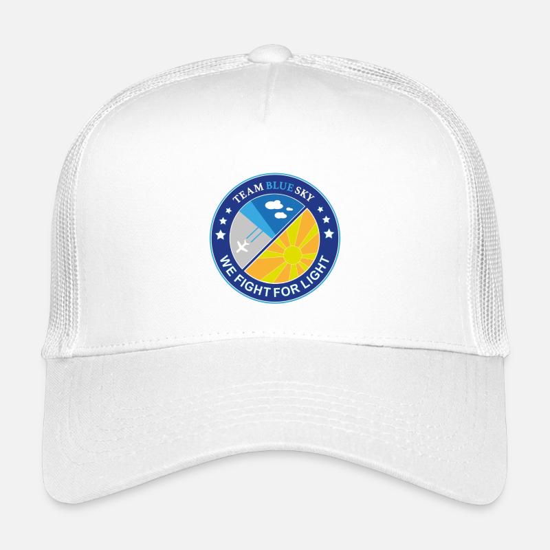 Badge de l’Amant du Soleil Équipe Blue Sky Light, Emblème du Guerrier Casquette trucker enfant