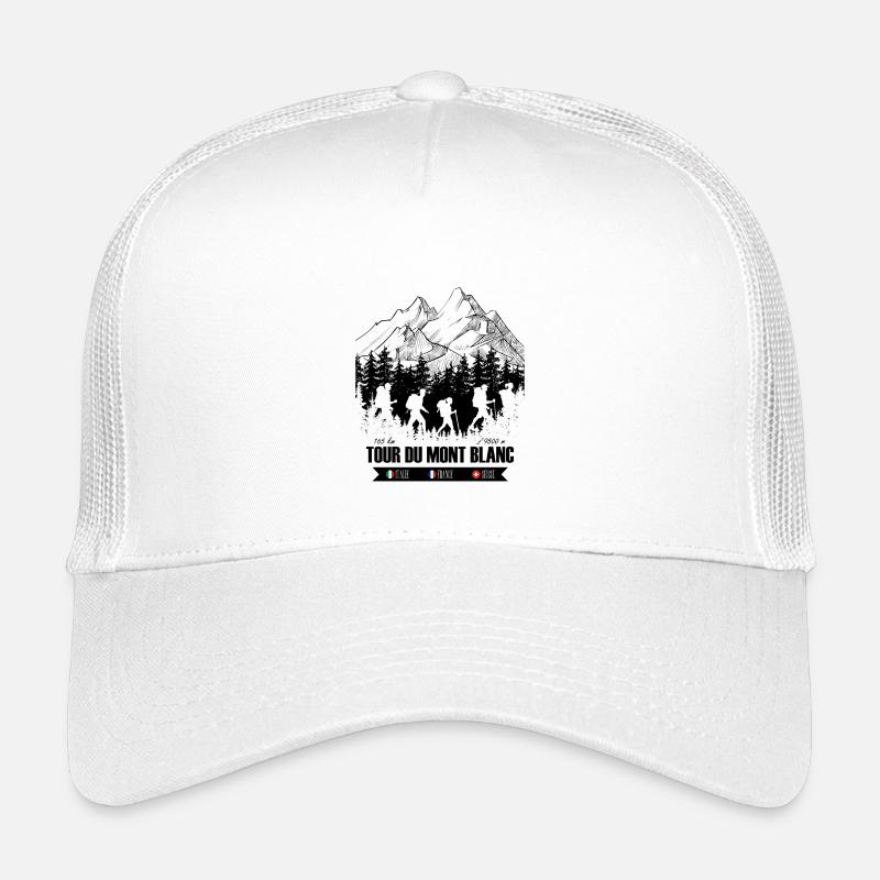 Tour du Mont Blanc - Kinder Trucker-Cap - Weiß