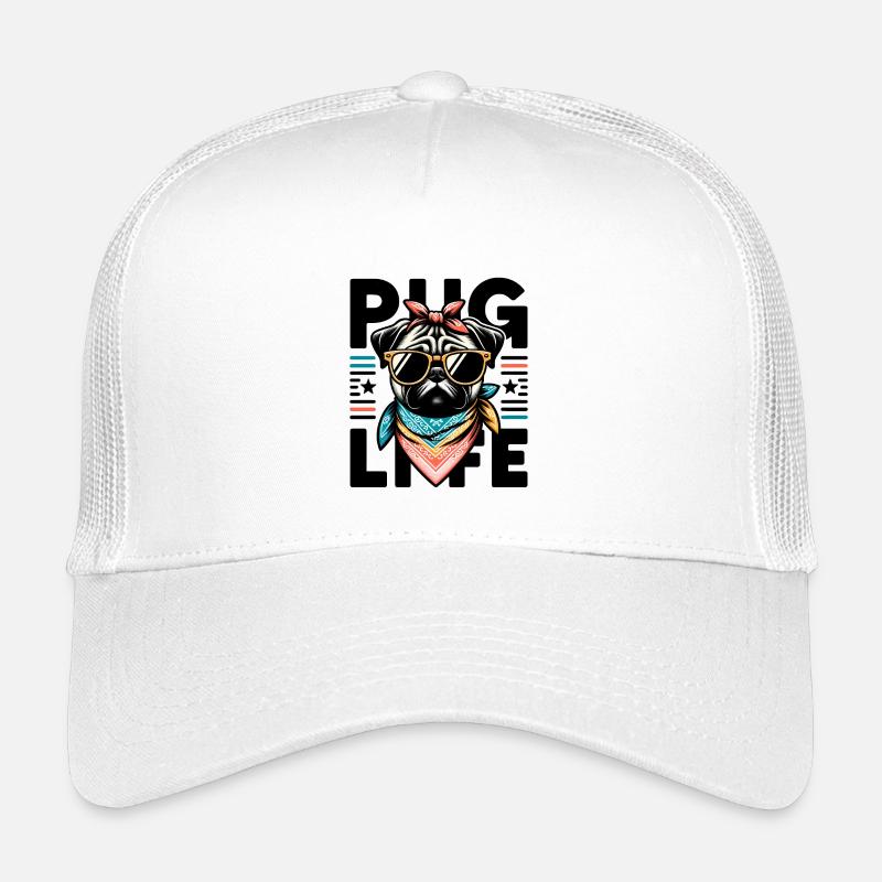 Pug Life Dog Kids’ Trucker Cap