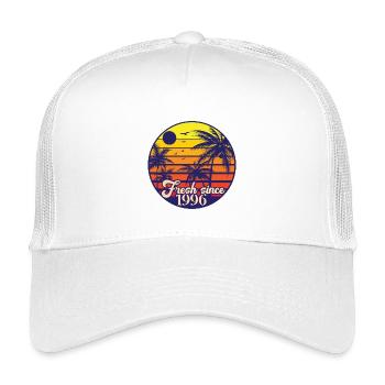 Millésime 1996 - Casquette trucker enfant - blanc - Devant