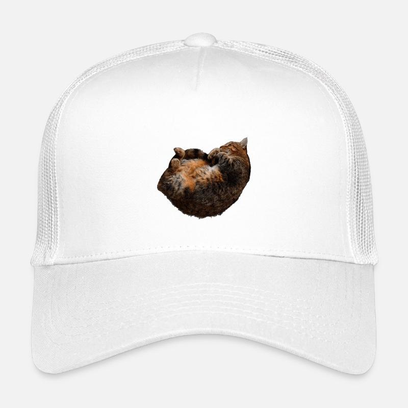 entspannte Katze, tabby motive Kinder Trucker-Cap