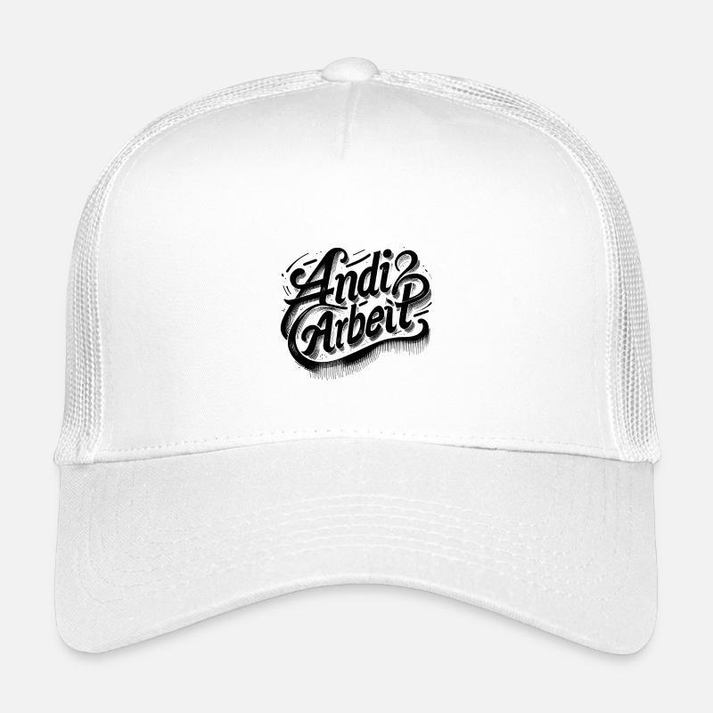 Andi Arbeit! Andreas, Andi, Andrea, Andy, Name Kinder Trucker-Cap