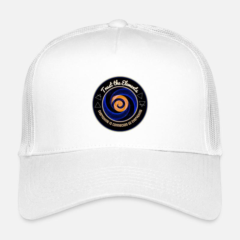 Elementare Spiralkonvergenz - Kinder Trucker-Cap - Weiß