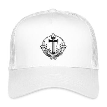Anchor design for seafarers - Kids’ Trucker Cap - white - Front