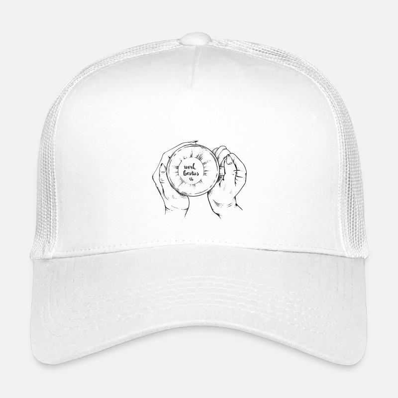 Work besties - Kinder Trucker-Cap - Weiß