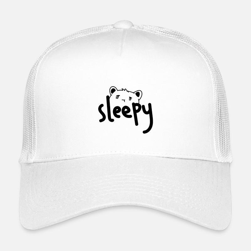 Cute Sleepy Hamster Kids’ Trucker Cap