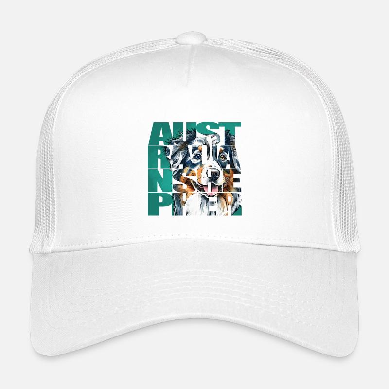 Portrait de berger australien Casquette trucker enfant