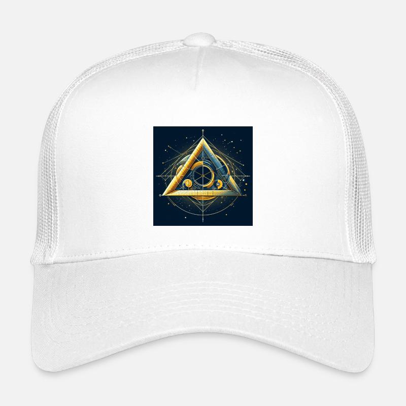 Triangle dans le nombre d’or Casquette trucker enfant