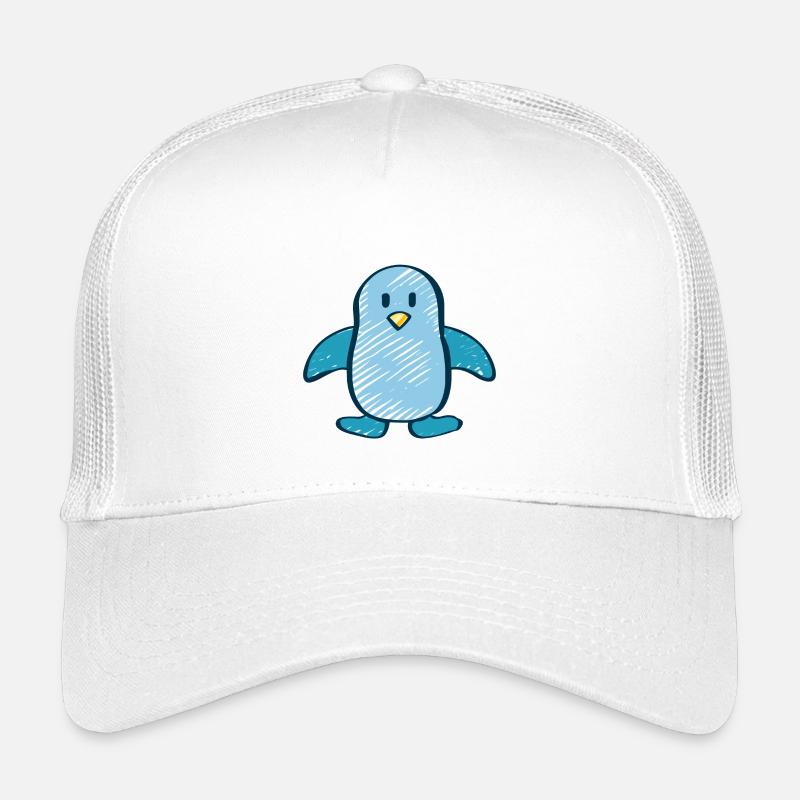 Pinguin - Kinder Trucker-Cap - Weiß