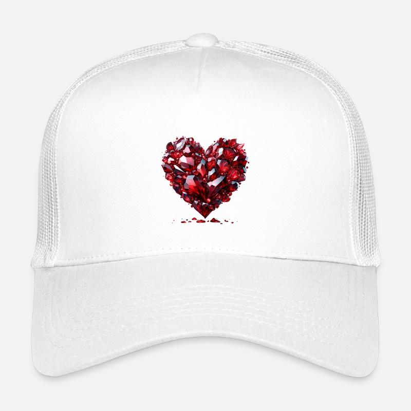 Ruby Love T-Shirt - Kinder Trucker-Cap - Weiß