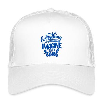 Everything is real - Kids’ Trucker Cap - white - Front