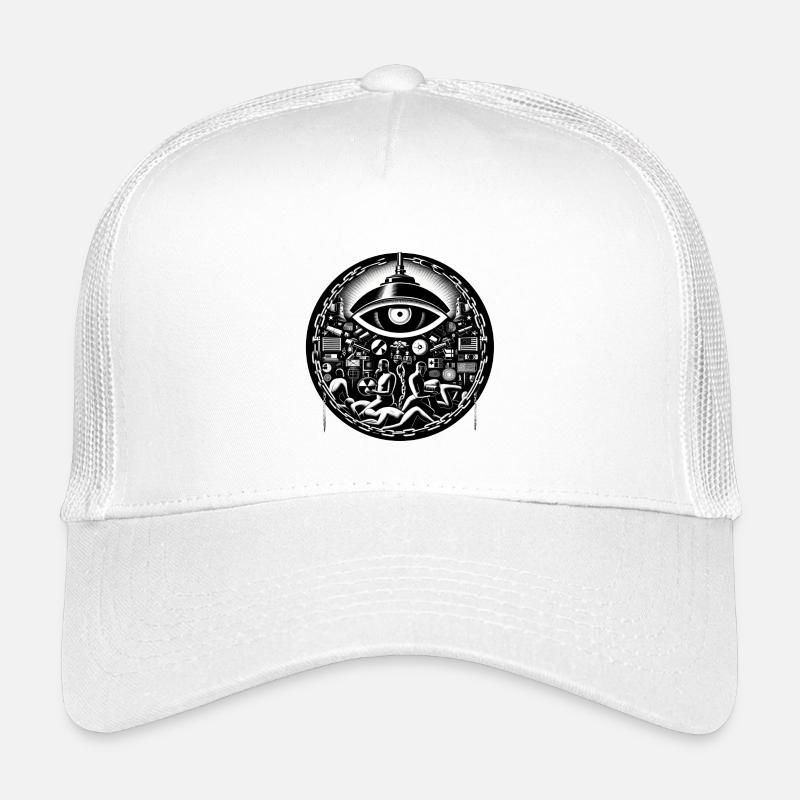 Technologie de l’œil - Casquette trucker enfant - blanc