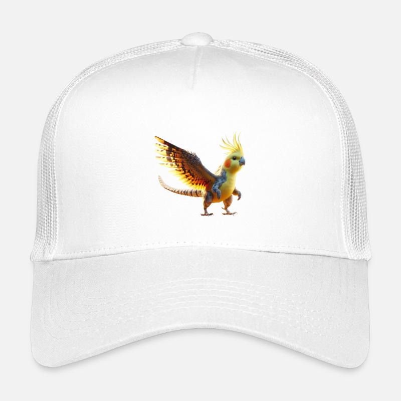 Nymphendino (01) - Kinder Trucker-Cap - Weiß