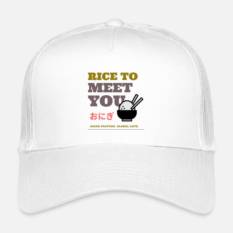 Rice To Meet You Kids’ Trucker Cap